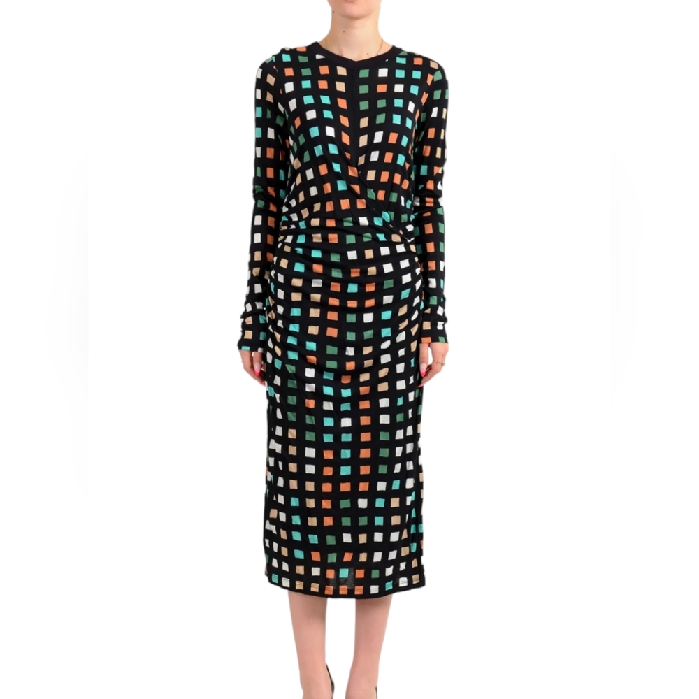 Hugo Boss Esetta Midi Long Sleeve dress XL - Picture 8 of 16